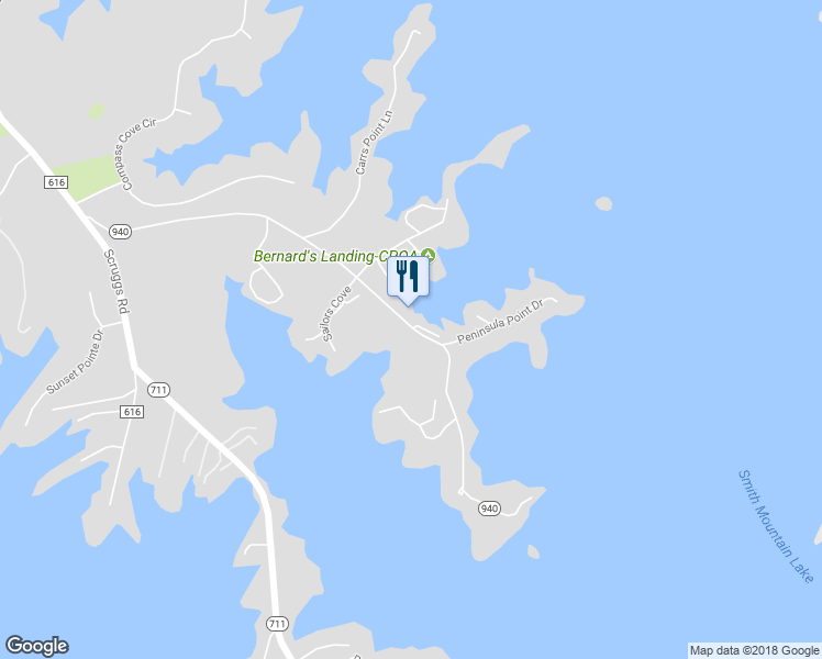 map of restaurants, bars, coffee shops, grocery stores, and more near 500 Ashmeade Road in Moneta