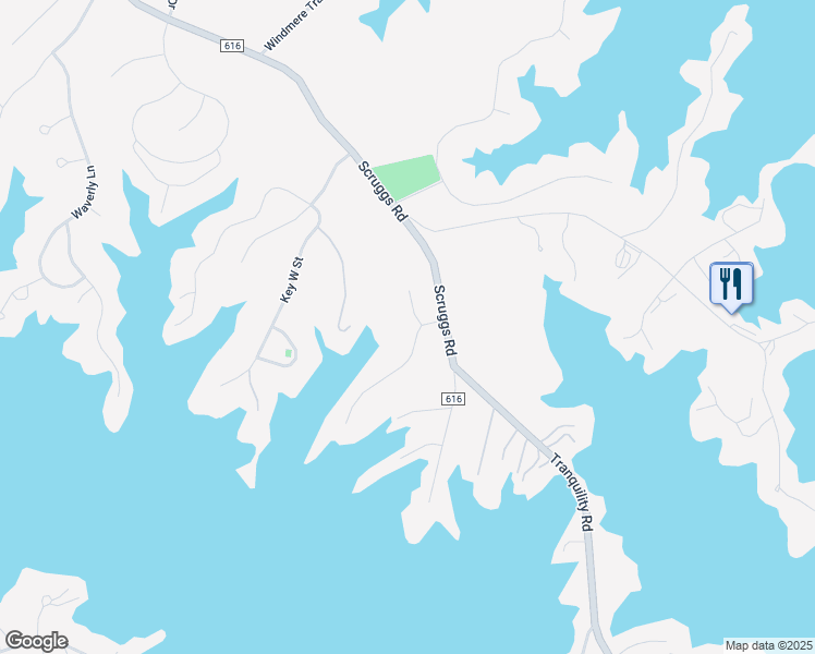 map of restaurants, bars, coffee shops, grocery stores, and more near 21 Sunview Circle in Moneta