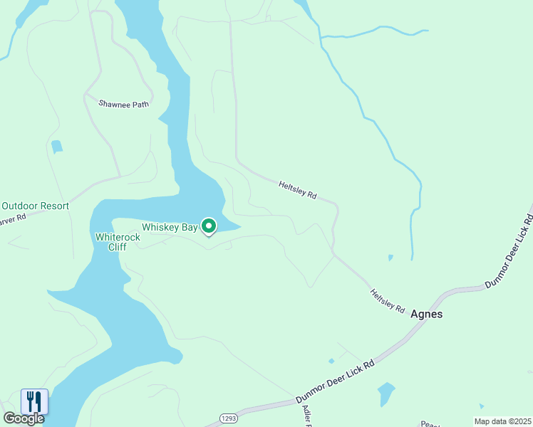 map of restaurants, bars, coffee shops, grocery stores, and more near Little Creek Road in Lewisburg