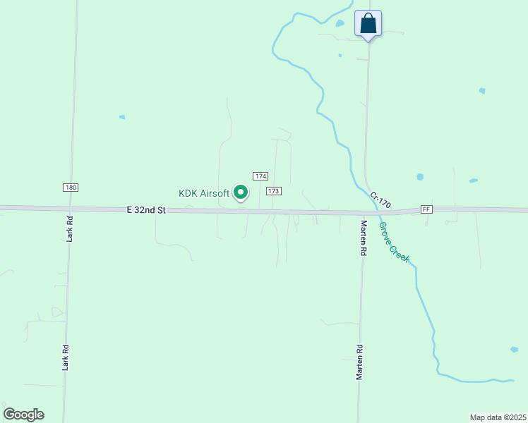 map of restaurants, bars, coffee shops, grocery stores, and more near 138-238 Cl 174 in Joplin