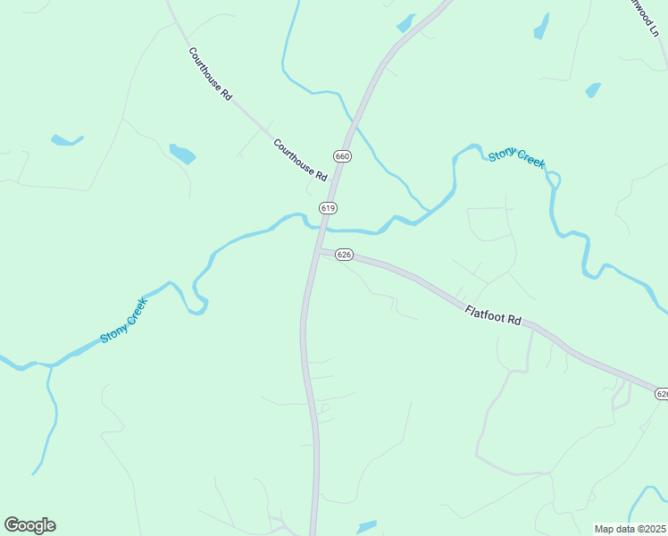 map of restaurants, bars, coffee shops, grocery stores, and more near 15806 Flatfoot Road in Dinwiddie