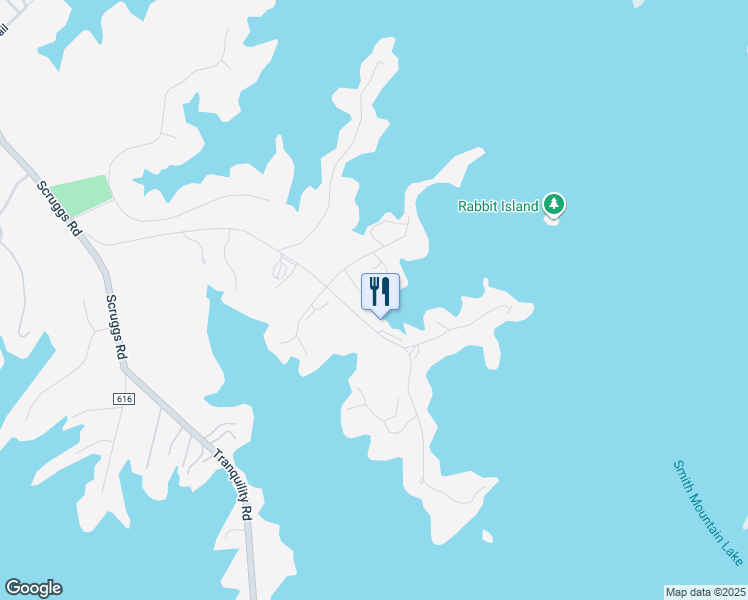map of restaurants, bars, coffee shops, grocery stores, and more near 75 Dockside Circle in Moneta