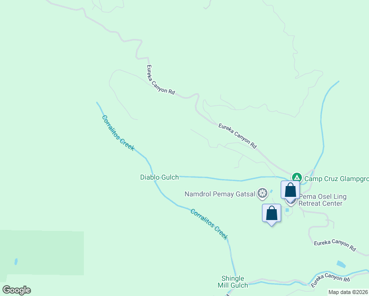 map of restaurants, bars, coffee shops, grocery stores, and more near 2038 Eureka Canyon Road in Watsonville