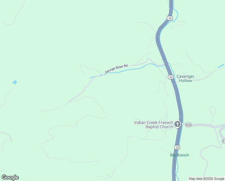 map of restaurants, bars, coffee shops, grocery stores, and more near 8058 George Riner Road in Pound