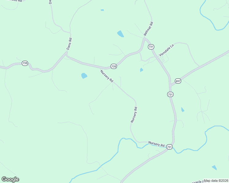 map of restaurants, bars, coffee shops, grocery stores, and more near 825 Nursery Road in Boones Mill