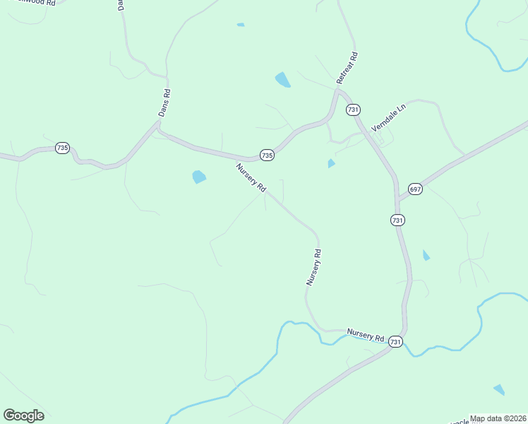 map of restaurants, bars, coffee shops, grocery stores, and more near 825 Nursery Road in Boones Mill