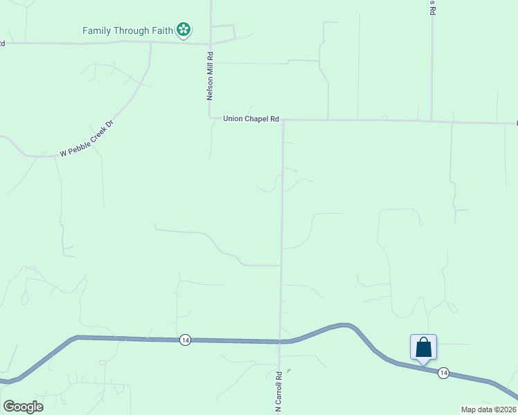 map of restaurants, bars, coffee shops, grocery stores, and more near 749 North Carroll Road in Nixa