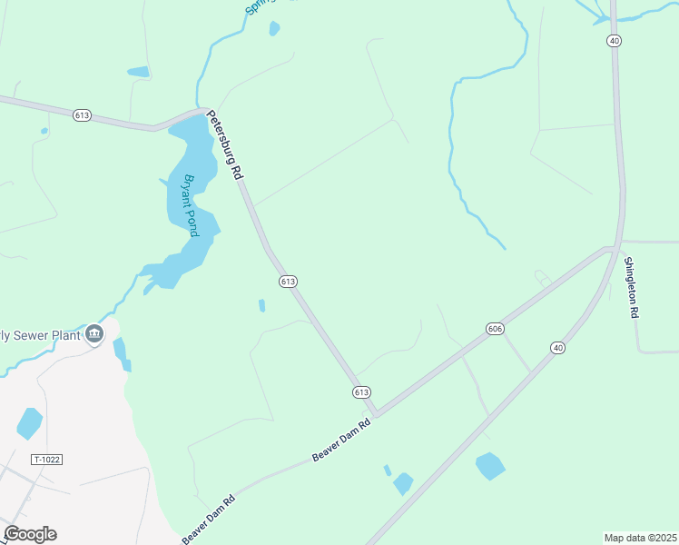 map of restaurants, bars, coffee shops, grocery stores, and more near 32381 Petersburg Road in Waverly