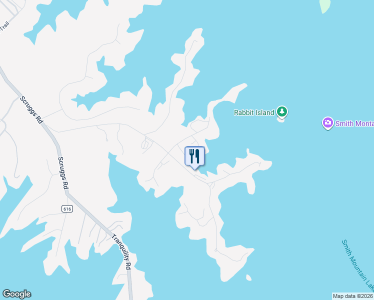 map of restaurants, bars, coffee shops, grocery stores, and more near 75 Dockside Circle in Moneta