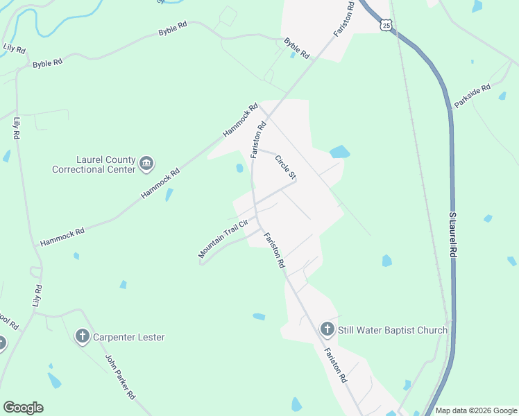 map of restaurants, bars, coffee shops, grocery stores, and more near 25 Mountain Trail Circle in London
