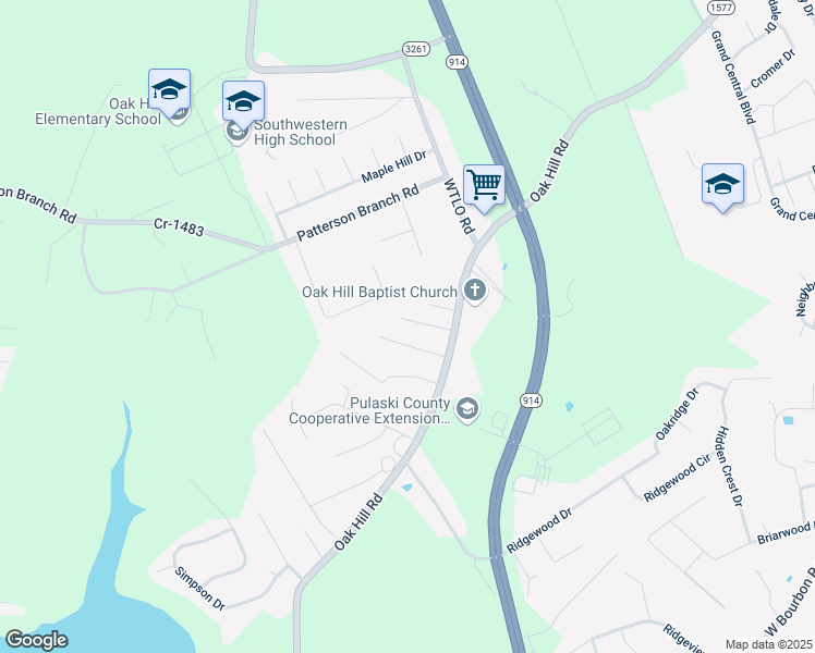 map of restaurants, bars, coffee shops, grocery stores, and more near Neals Drive in Somerset