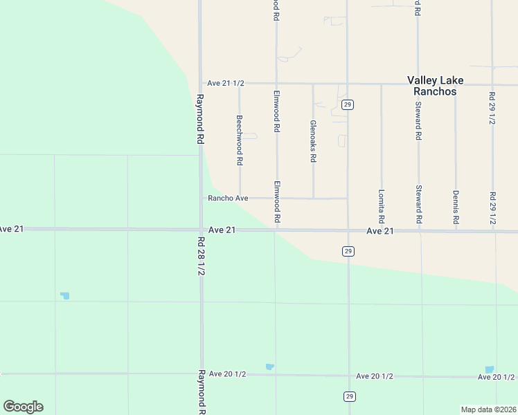 map of restaurants, bars, coffee shops, grocery stores, and more near 28691 Rancho Avenue in Madera