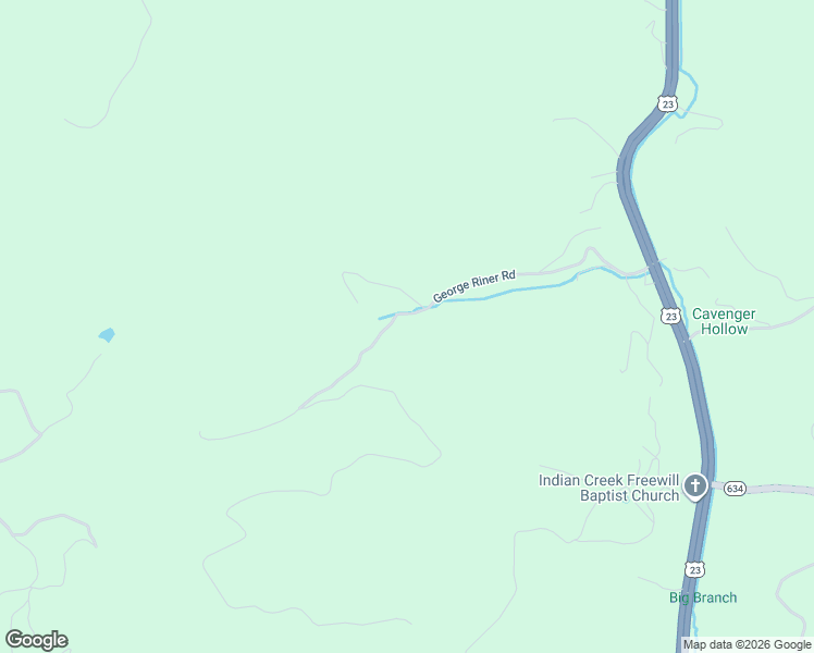 map of restaurants, bars, coffee shops, grocery stores, and more near 8058 George Riner Road in Pound