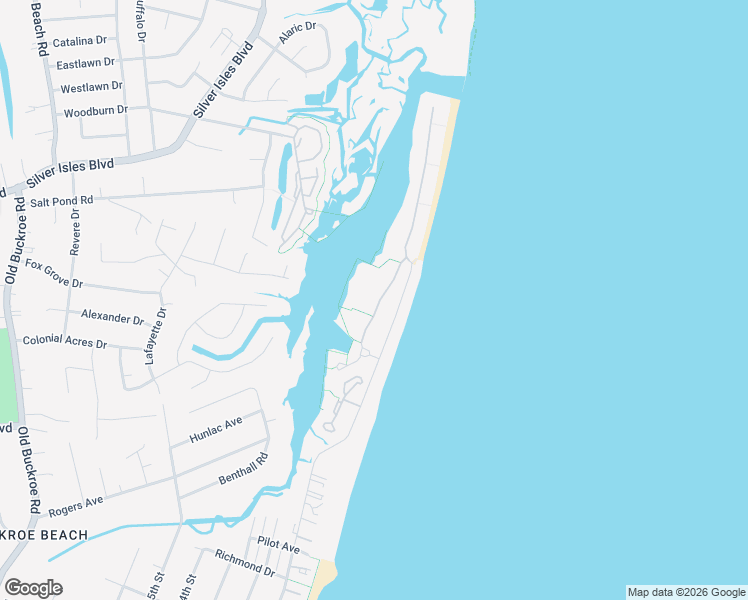 map of restaurants, bars, coffee shops, grocery stores, and more near 20 Channel Lane in Hampton