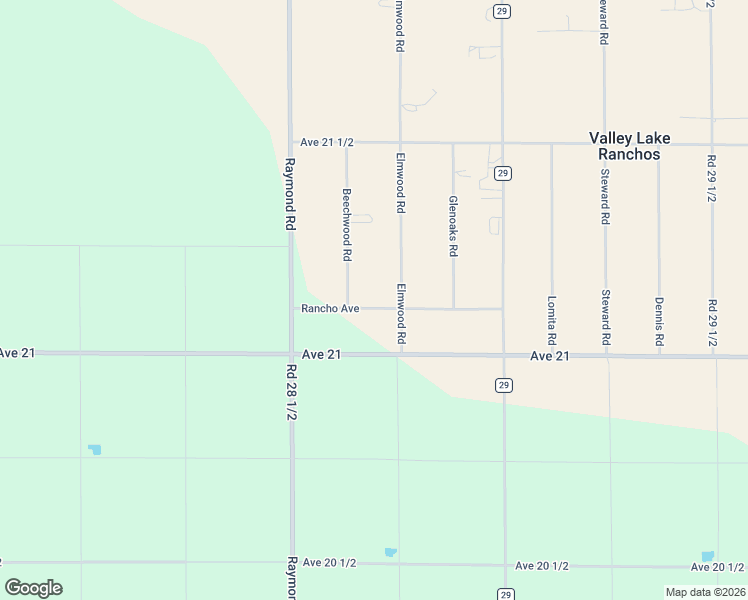 map of restaurants, bars, coffee shops, grocery stores, and more near 28691 Rancho Avenue in Madera