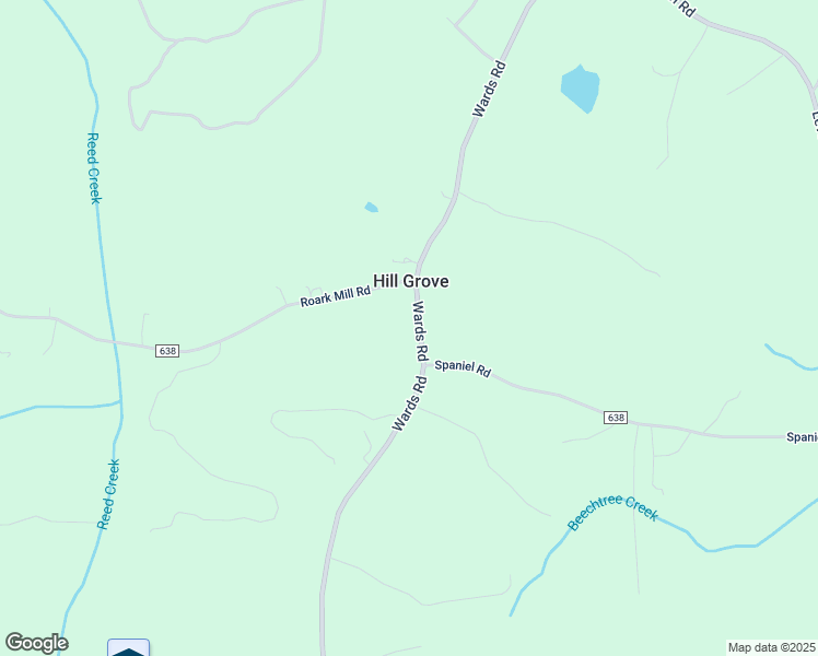 map of restaurants, bars, coffee shops, grocery stores, and more near 2481 Wards Road in Hurt