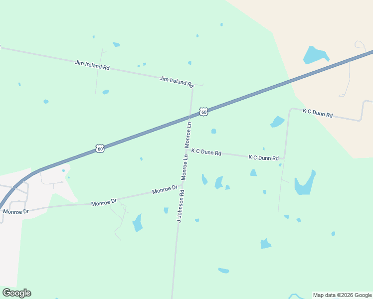 map of restaurants, bars, coffee shops, grocery stores, and more near 271 K C Dunn Road in Barlow