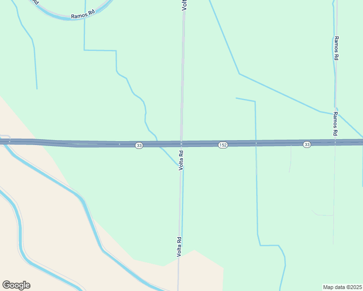 map of restaurants, bars, coffee shops, grocery stores, and more near Hwy 152 & Volta Rd in Los Banos