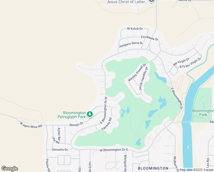 map of restaurants, bars, coffee shops, grocery stores, and more near 1359 Nelson Circle in St. George