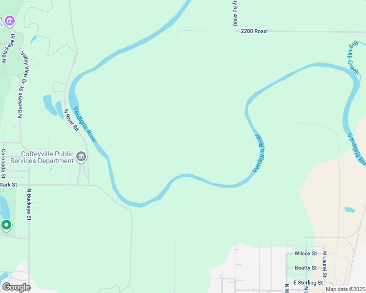 map of restaurants, bars, coffee shops, grocery stores, and more near in Coffeyville