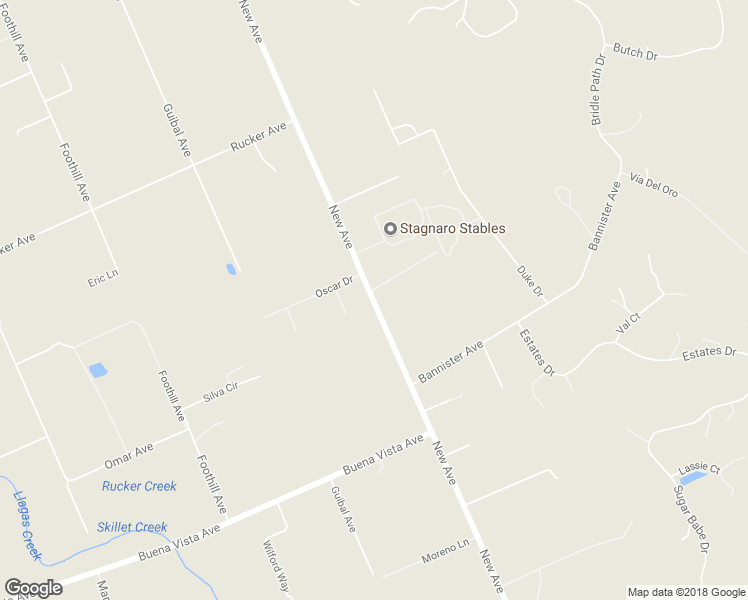 map of restaurants, bars, coffee shops, grocery stores, and more near 10205 New Avenue in Gilroy
