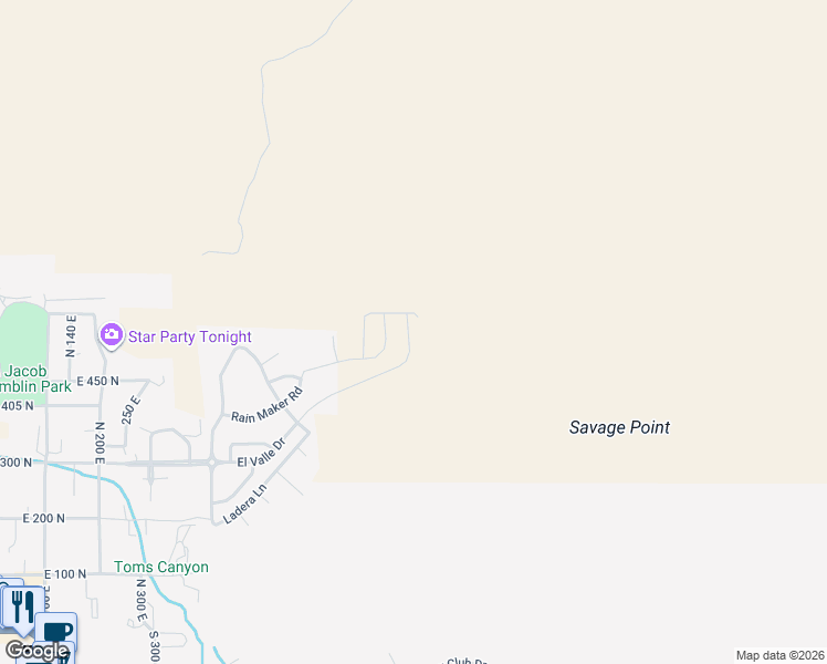 map of restaurants, bars, coffee shops, grocery stores, and more near in Kanab
