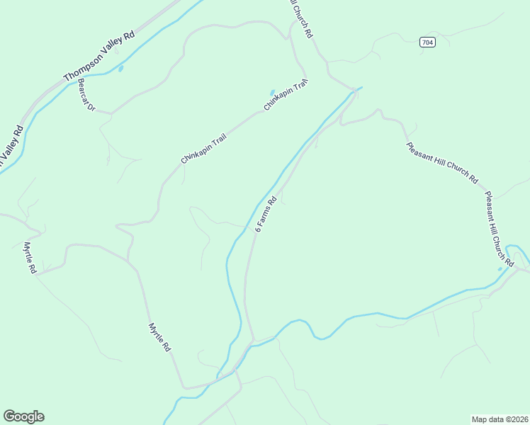 map of restaurants, bars, coffee shops, grocery stores, and more near 6 Farms Road in Tazewell County