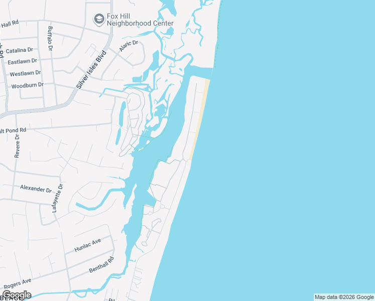 map of restaurants, bars, coffee shops, grocery stores, and more near 14 Bay Front Place in Hampton