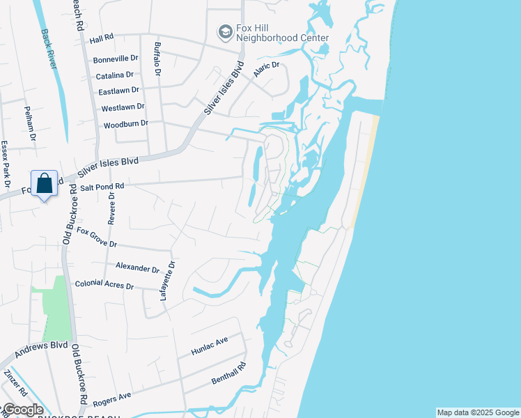 map of restaurants, bars, coffee shops, grocery stores, and more near 135 Genoa Drive in Hampton