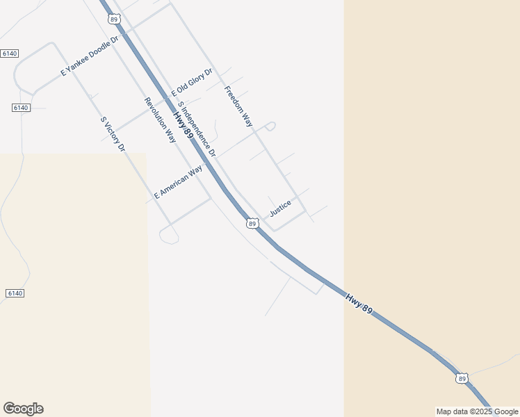 map of restaurants, bars, coffee shops, grocery stores, and more near U.S. Highway 89 in Big Water