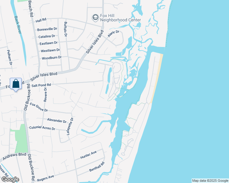 map of restaurants, bars, coffee shops, grocery stores, and more near 346 Mainsail Drive in Hampton