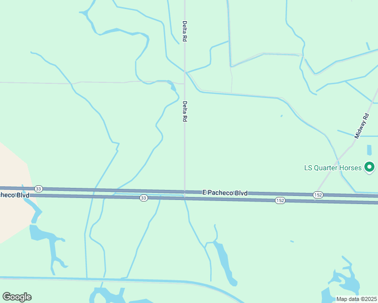 map of restaurants, bars, coffee shops, grocery stores, and more near 15830 Delta Road in Los Banos