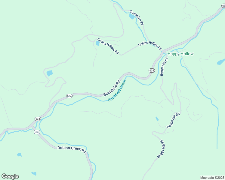 map of restaurants, bars, coffee shops, grocery stores, and more near State Route 634 in Coeburn