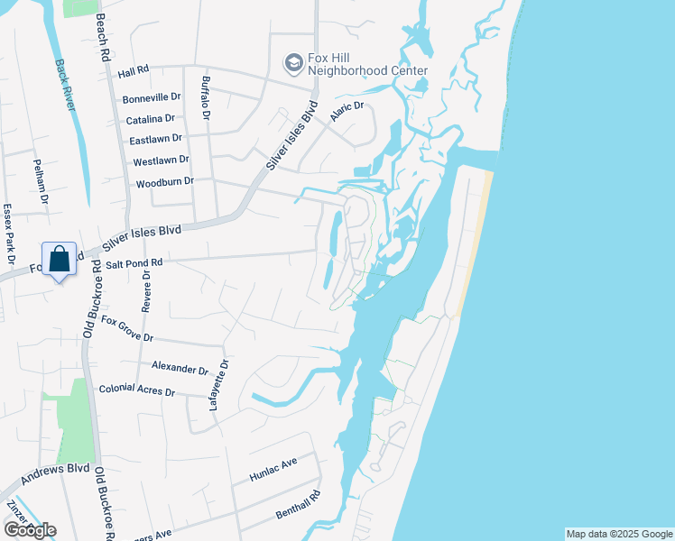 map of restaurants, bars, coffee shops, grocery stores, and more near 120 Genoa Drive in Hampton