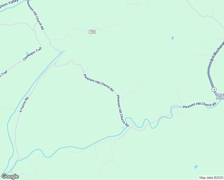 map of restaurants, bars, coffee shops, grocery stores, and more near Pleasant Hill Church Road in Tazewell County