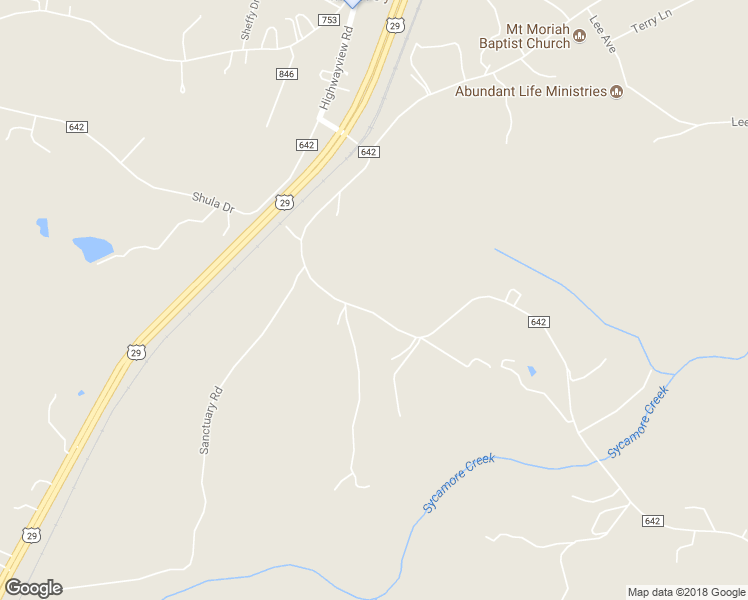 map of restaurants, bars, coffee shops, grocery stores, and more near 3880 Shula Drive in Hurt