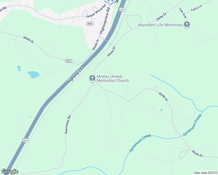 map of restaurants, bars, coffee shops, grocery stores, and more near 3936 Shula Drive in Hurt