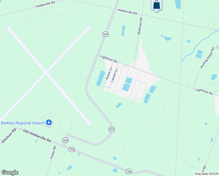 map of restaurants, bars, coffee shops, grocery stores, and more near 2801 Lauren Lane in West Paducah