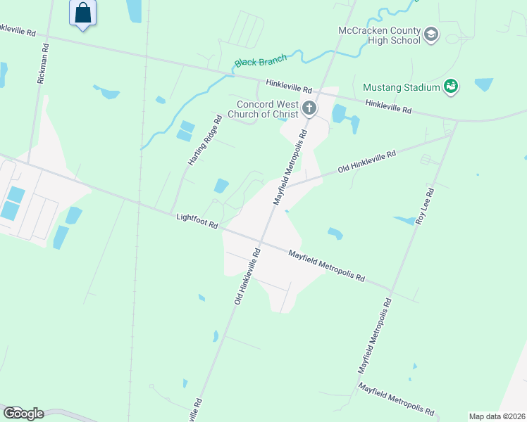 map of restaurants, bars, coffee shops, grocery stores, and more near 4480 Mayfield Metropolis Road in West Paducah