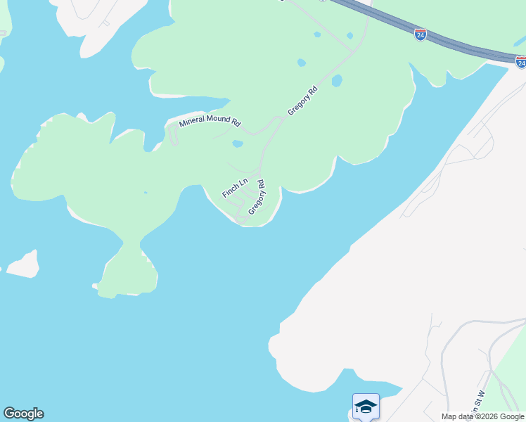 map of restaurants, bars, coffee shops, grocery stores, and more near Wern Ln in Eddyville