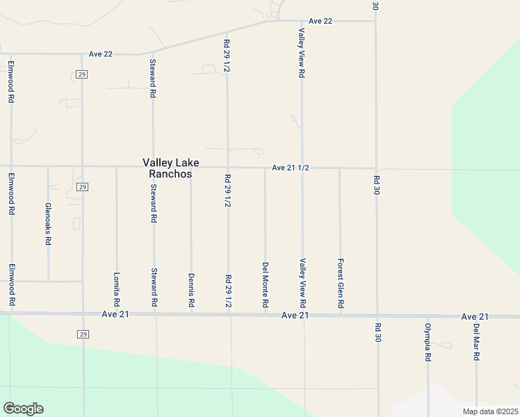 map of restaurants, bars, coffee shops, grocery stores, and more near 21360 Del Monte Road in Madera