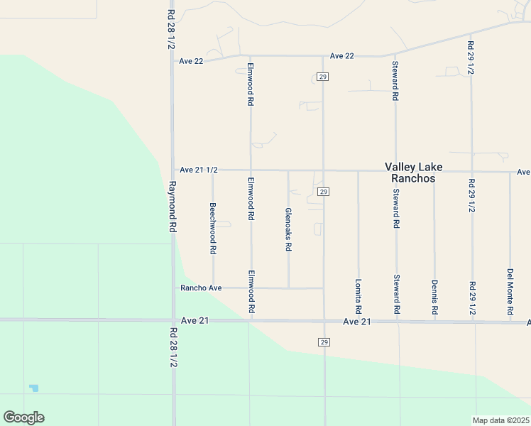 map of restaurants, bars, coffee shops, grocery stores, and more near 21361 Elmwood Rd in Madera