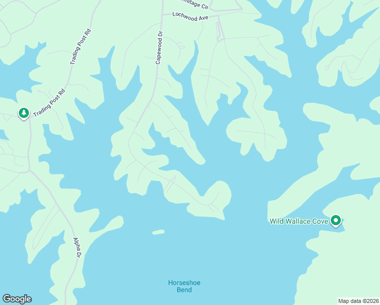 map of restaurants, bars, coffee shops, grocery stores, and more near 126 Tradewind Terrace in Huddleston
