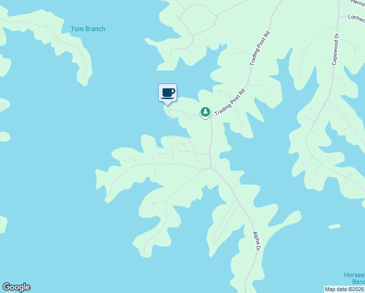 map of restaurants, bars, coffee shops, grocery stores, and more near 321 Mill Lake Road in Huddleston