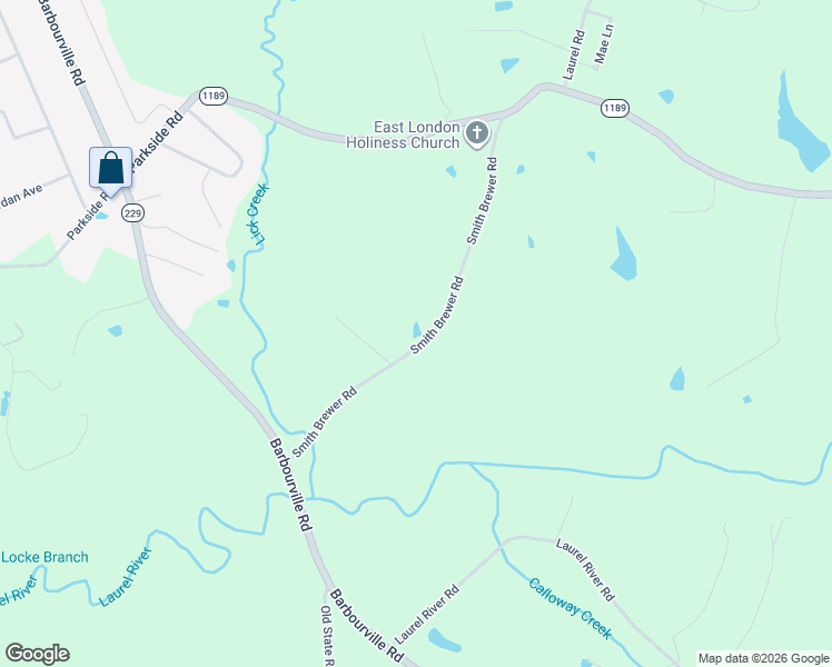 map of restaurants, bars, coffee shops, grocery stores, and more near 340 Smith Brewer Road in London