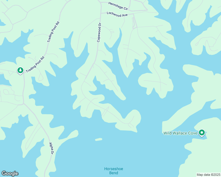 map of restaurants, bars, coffee shops, grocery stores, and more near 123 Tradewind Terrace in Huddleston