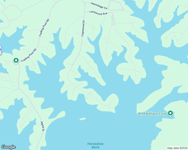 map of restaurants, bars, coffee shops, grocery stores, and more near 123 Tradewind Terrace in Huddleston