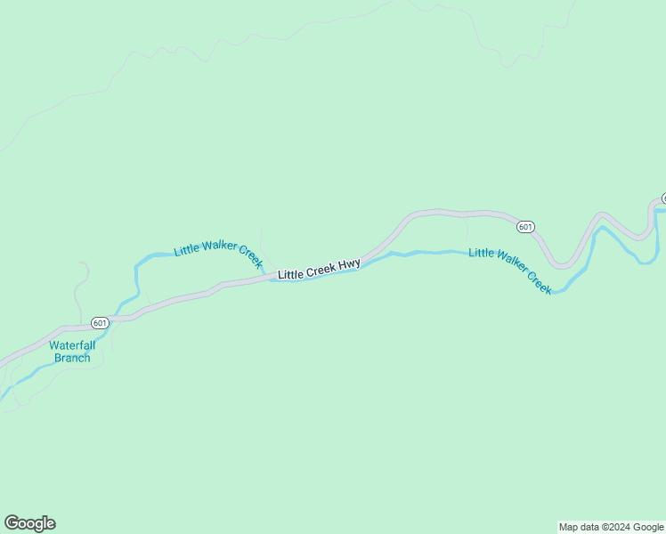map of restaurants, bars, coffee shops, grocery stores, and more near Little Creek Highway in Bland County