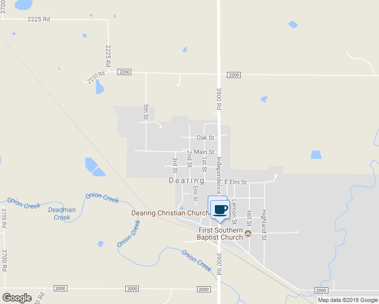 map of restaurants, bars, coffee shops, grocery stores, and more near 300 2nd Street in Coffeyville