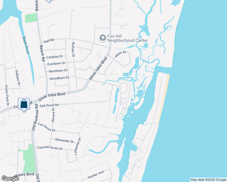 map of restaurants, bars, coffee shops, grocery stores, and more near 12 Southall Landings in Hampton